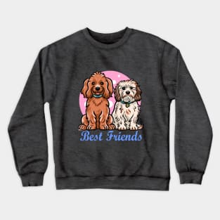 Dogs best friends Crewneck Sweatshirt